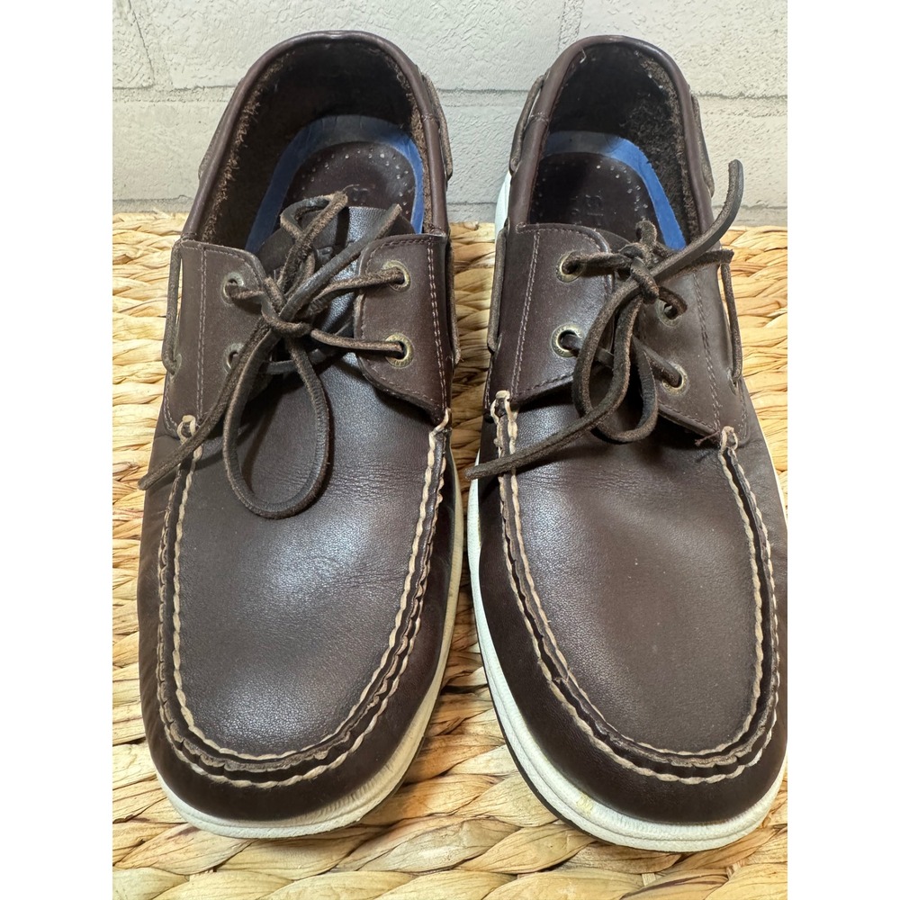 Sperry Top-Sider Billfish Mens Dark Brown Leather Boat Shoes 13M 0192211